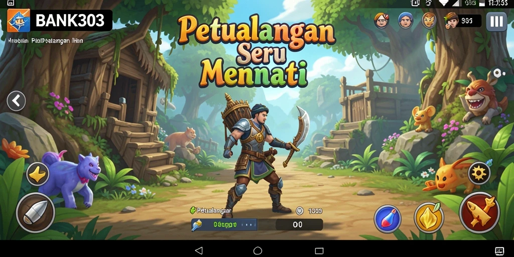 Tampilan antarmuka <strong>BANK303</strong> yang menawan dan menarik.