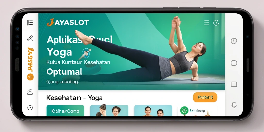 Tampilan antarmuka JAYASLOT yang sederhana dan intuitif untuk praktik Yoga.