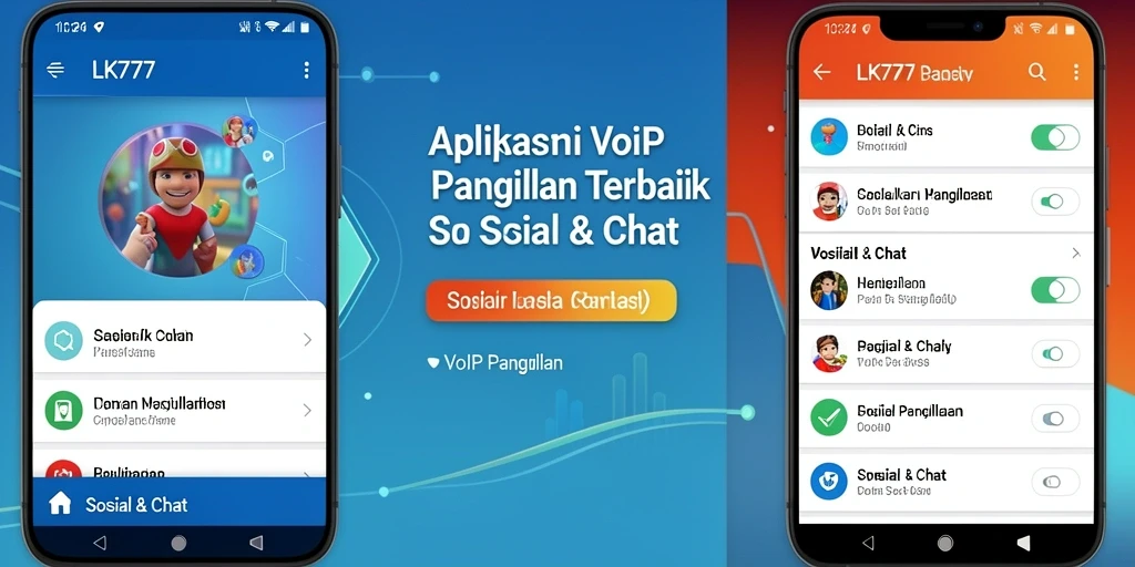 Antarmuka LK777 untuk VoIP Panggilan yang intuitif dan mudah digunakan.