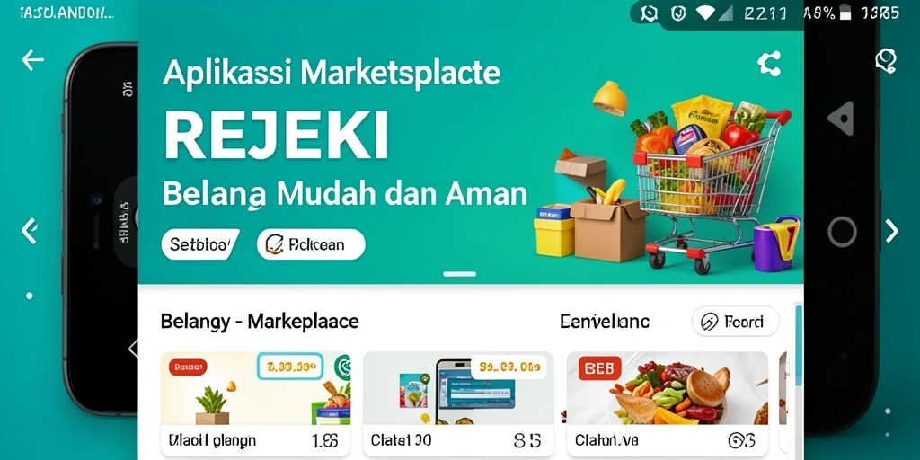 Tampilan antarmuka aplikasi REJEKI yang ramah pengguna dan fungsional.