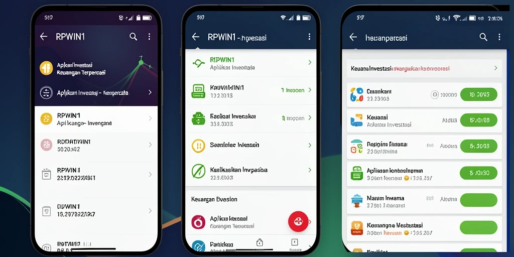 Tampilan antarmuka RPWIN1 yang menarik dan fungsional untuk investasi.